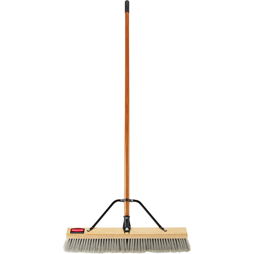 Push Broom, 36", Fine, Polyethylene Bristles Fastek