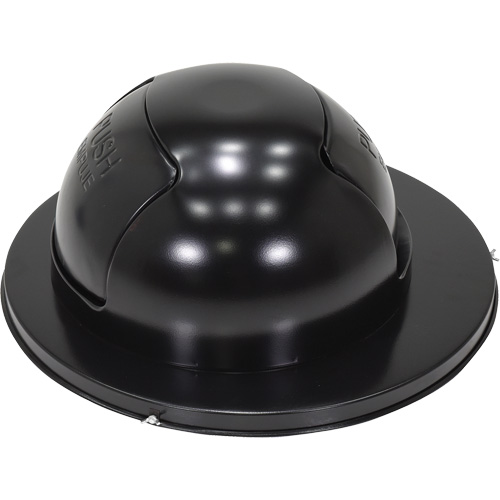 Drum Waste Disposal Top, Dome Lid, Metal, Fits Container Size: 23-1/2" Dia. Fastek