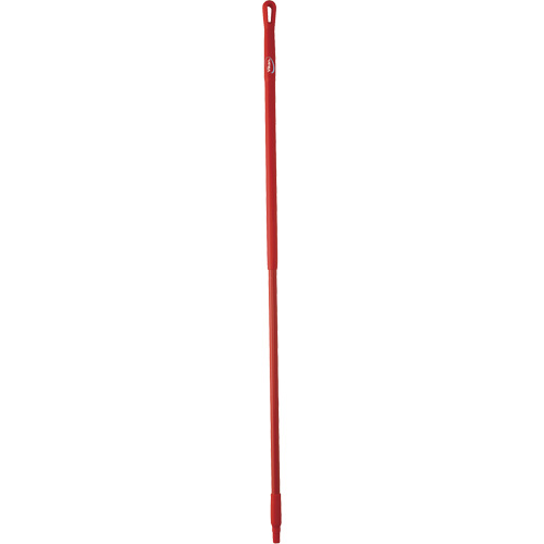 Handle, Broom/Scraper/Squeegee, Red, Ergonomic, 59" L Fastek