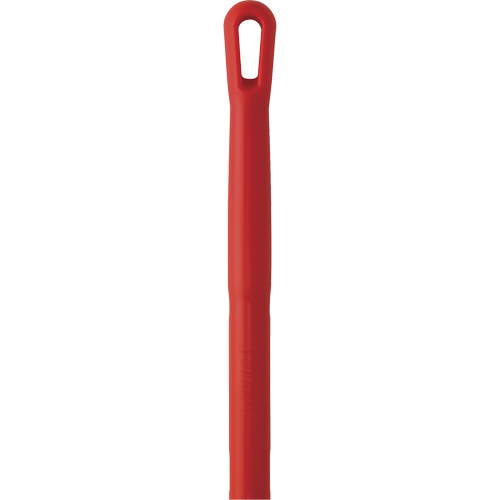 Handle, Broom/Scraper/Squeegee, Red, Ergonomic, 59" L Fastek