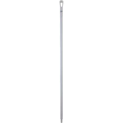 Ultra Hygiene Handle, Broom/Scraper/Squeegee, White, Ergonomic, 59" L Fastek