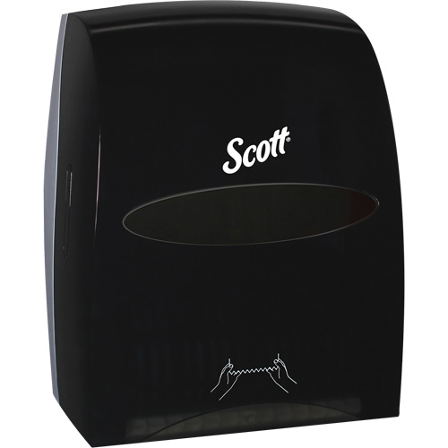 Scott&reg; Essential Hand Towel Roll Dispenser, Manual/No-Touch, 12.63" W x 10.2" D x 16.13" H Fastek