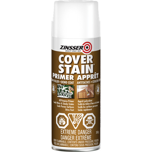 Cover Stain&reg; Oil-Base Primer Sealer, Aerosol Can, White Fastek