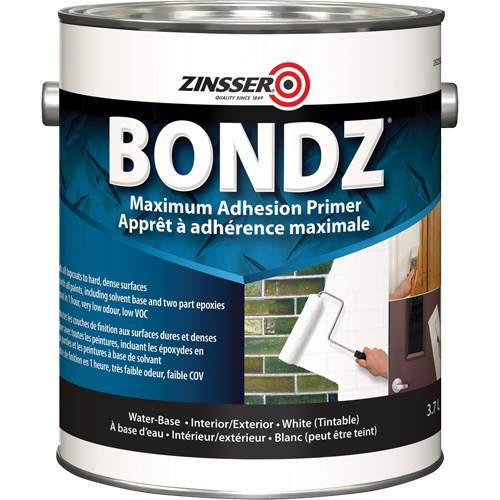 Bondz&reg; Maximum Adhesion Primer, 3.78 L, Gallon, White Fastek