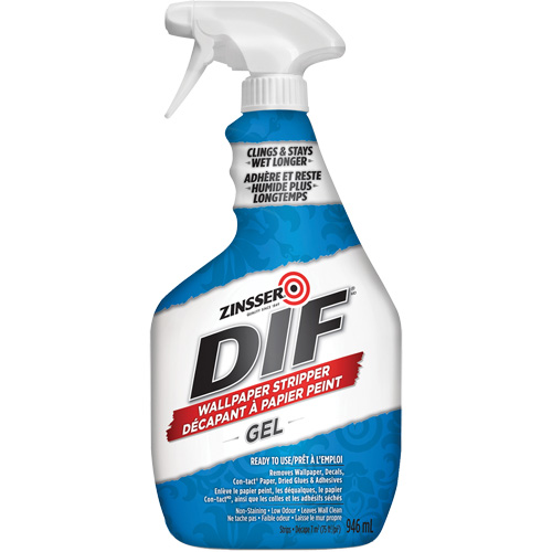 DIF&reg; Wallpaper Stripper Gel, 946 ml, Trigger Bottle Fastek