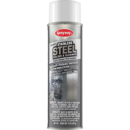 Stainless Steel Polish & Cleaner, 20 oz., Aerosol Can Fastek