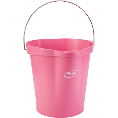 Seau pour l'hygi&egrave;ne des aliments, Rose, 3 gal. US Fastek