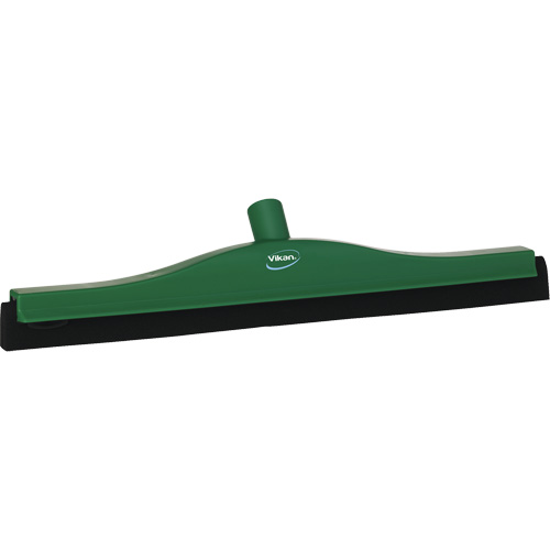 Fixed Head Food Hygiene Floor Squeegee, 20", Green Fastek