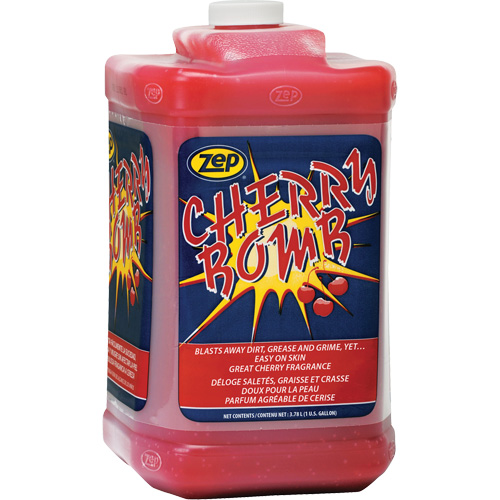 Cherry Bomb Heavy-Duty Hand Cleaner, Pumice, 3.78 L, Bottle, Cherry Fastek