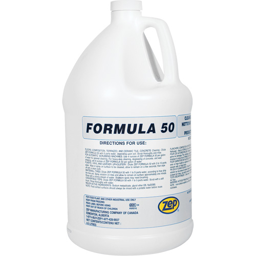 Formula 50 Heavy-Duty Alkaline Cleaner, 4 L, Jug Fastek
