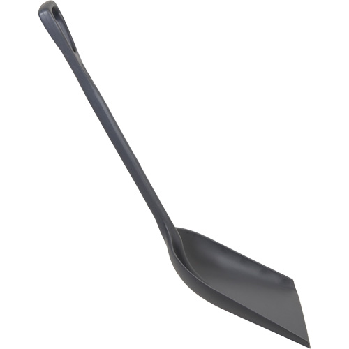 One-Piece Regrind Shovel, Plastic, Polypropylene Blade, D-Grip Handle, 25" Long Fastek
