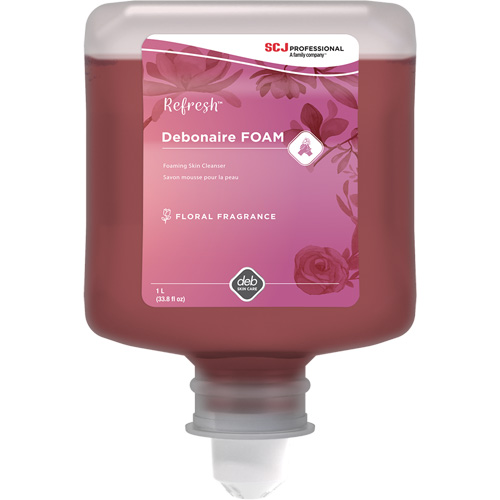 Savon &agrave; mains Refresh Debonaire, Mousse, 1 L, Parfum&eacute; Fastek