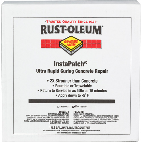 Concrete Saver&reg; InstaPatch&reg; Concrete Repair, Kit, Red Fastek