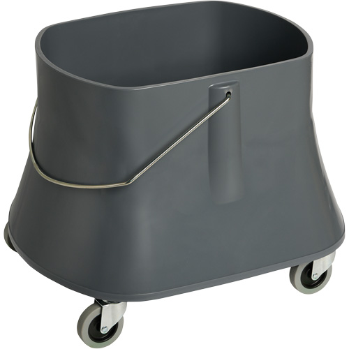 Seau pour vadrouille Champ, Capacit&eacute; de 10 gal. US (40 pintes), Gris Fastek