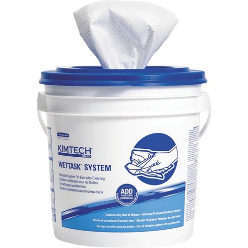Kimtech Prep WetTask Disinfectant & Sanitizer Wipes, Specialty, 12" L x 12-1/2" W Fastek