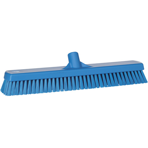 Deck & Wall Scrub Brush, Stiff Bristles, 19", Polyester, Blue Fastek