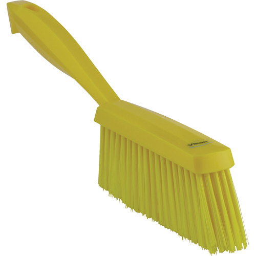 Bench Brush, Soft Bristles, 13" Long, Yellow Fastek