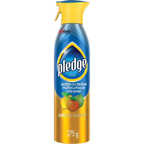 Pledge&reg; Multi Surface Cleaner & Disinfectant, 275 ml, Aerosol Can Fastek