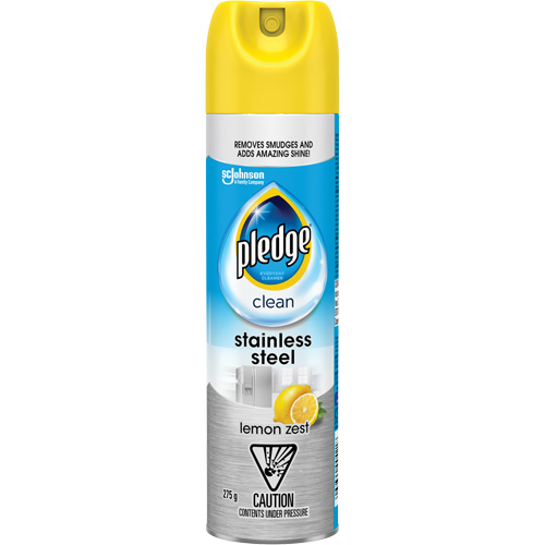 Pledge&reg; Stainless Steel Cleaner, 275 g, Aerosol Can Fastek