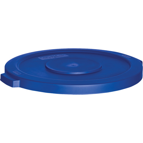 Waste Container Lid, Flat Lid, Plastic, Fits Container Size: 22" Dia. Fastek