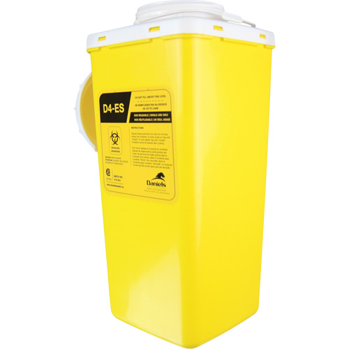 Biomedical Sharps Disposal Internal Container, 4 L Capacity Fastek