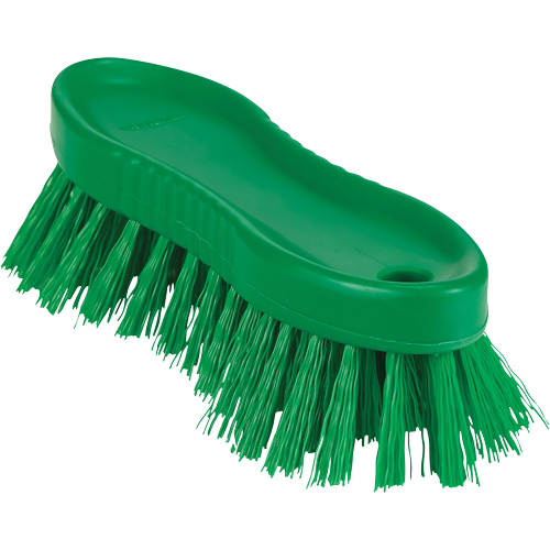 Brosse &agrave; main ColorCore, Soies Ferme, Longueur de 6", Vert Fastek