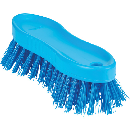 Brosse &agrave; main ColorCore, Soies Ferme, Longueur de 6", Bleu Fastek