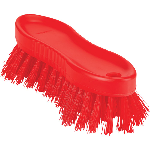 Brosse &agrave; main ColorCore, Soies Ferme, Longueur de 6", Rouge Fastek