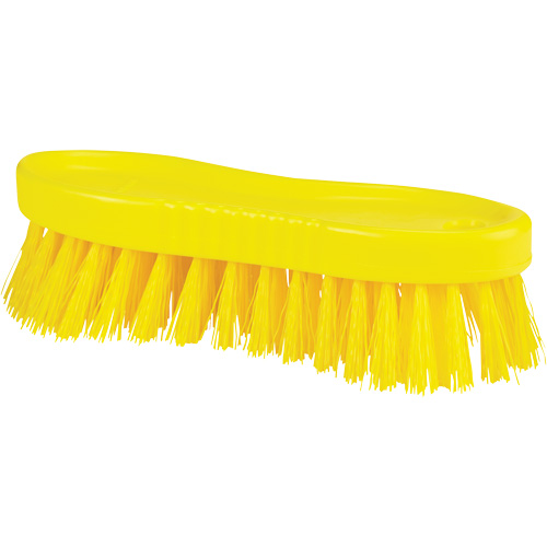 Brosse &agrave; main ColorCore, Soies Ferme, Longueur de 6", Jaune Fastek