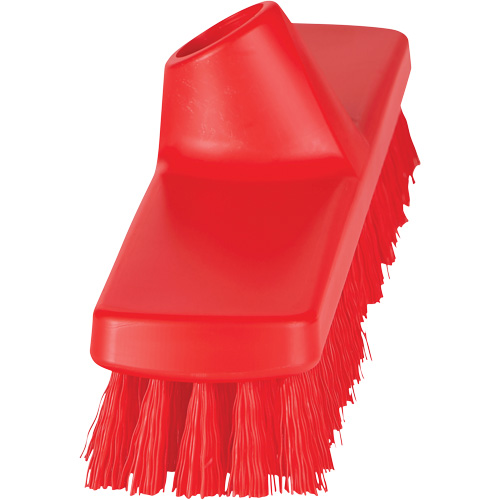 Brosse &agrave; r&eacute;curer ColorCore pour murs, Soies Ferme, Longueur de 12", Rouge Fastek