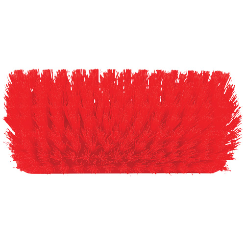 Brosse &agrave; angle double ColorCore pour surfaces hautes et basses, Soies Ferme, Longueur de 10", Rouge Fastek