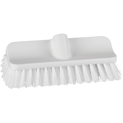 Brosse &agrave; angle double ColorCore pour surfaces hautes et basses, Soies Ferme, Longueur de 10", Blanc Fastek