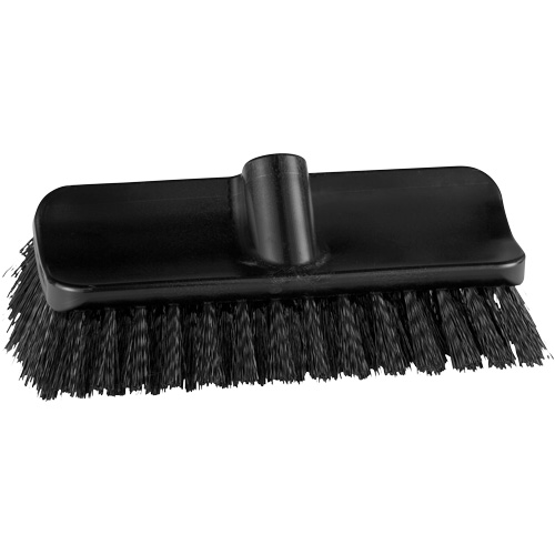 Brosse &agrave; angle double ColorCore pour surfaces hautes et basses, Soies Ferme, Longueur de 10", Noir Fastek