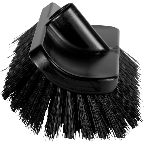 Brosse &agrave; angle double ColorCore pour surfaces hautes et basses, Soies Ferme, Longueur de 10", Noir Fastek