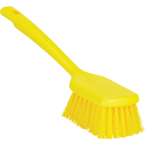 Brosse &agrave; manche court ColorCore, Soies Ferme, Longueur de 12", Jaune Fastek