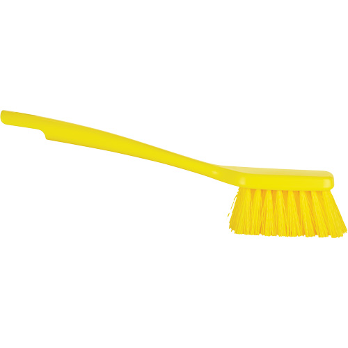 Brosse &agrave; manche court ColorCore, Soies Ferme, Longueur de 12", Jaune Fastek