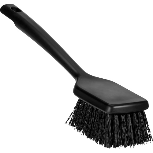 Brosse &agrave; manche court ColorCore, Soies Ferme, Longueur de 12", Noir Fastek