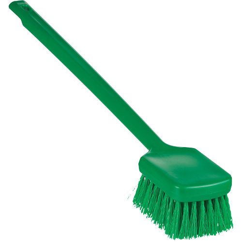Brosse &agrave; manche long ColorCore, Soies Ferme, Longueur de 20", Vert Fastek