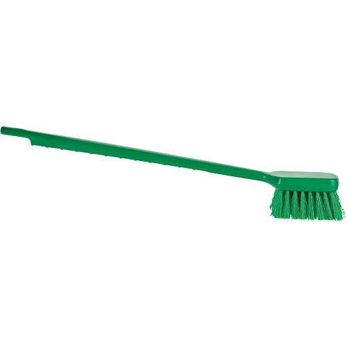 Brosse &agrave; manche long ColorCore, Soies Ferme, Longueur de 20", Vert Fastek