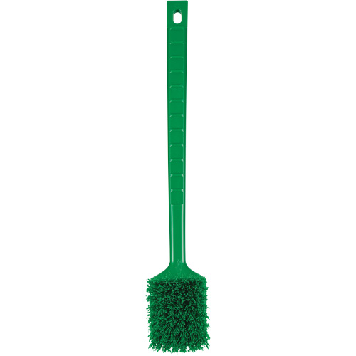 Brosse &agrave; manche long ColorCore, Soies Ferme, Longueur de 20", Vert Fastek