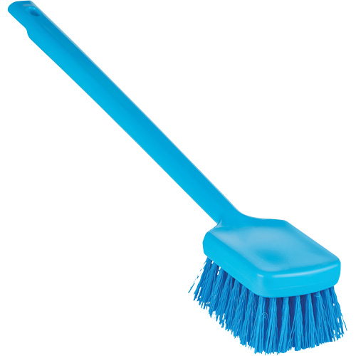 Brosse &agrave; manche long ColorCore, Soies Ferme, Longueur de 20", Bleu Fastek