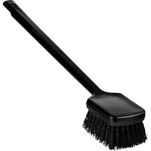 Brosse &agrave; manche long ColorCore, Soies Ferme, Longueur de 20", Noir Fastek