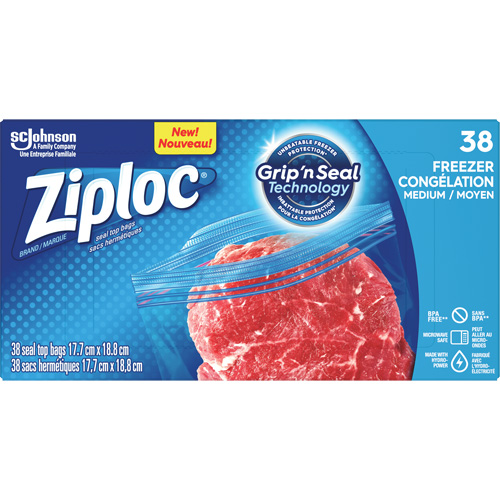 Sacs de cong&eacute;lation Ziploc Fastek
