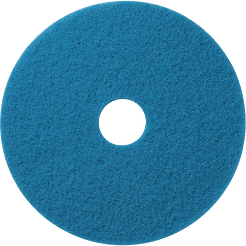 Floor Pads, 12", Cleaning/Scrubbing, Blue Fastek