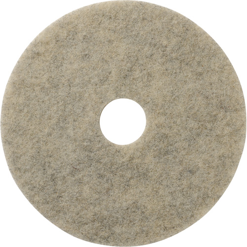 Porko Plus Floor Pads, 19", Buffing/Burnishing, Beige Fastek