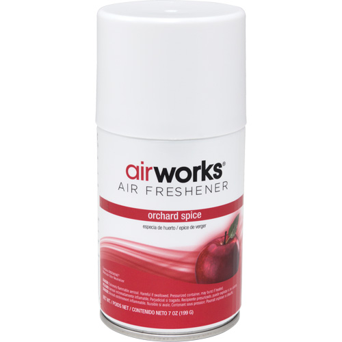 AirWorks&reg; Metered Air Fresheners, Orchard Spice, Aerosol Can Fastek
