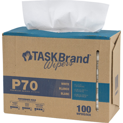 Chiffons de premi&egrave;re qualit&eacute; P70 TaskBrand, Robuste, 16-3/4" lo x 8-1/4" la Fastek