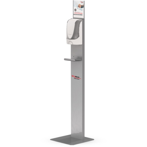 Touch-Free Hand Sanitizer Dispenser Floor Stand Fastek