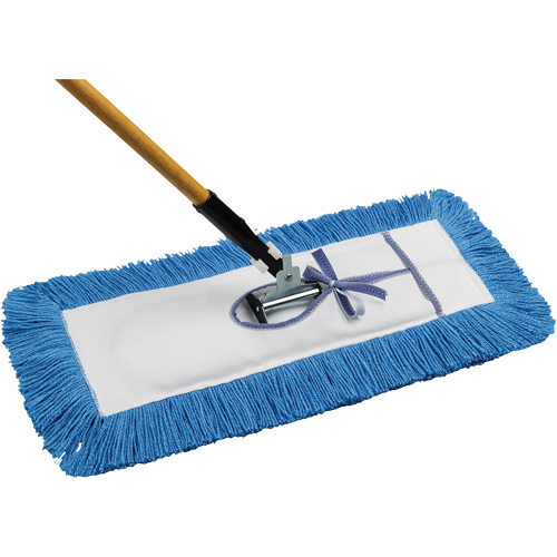 Static-H Dust Mop with Handle, Tie-On Style, Nylon, 24" L x 5" W Fastek