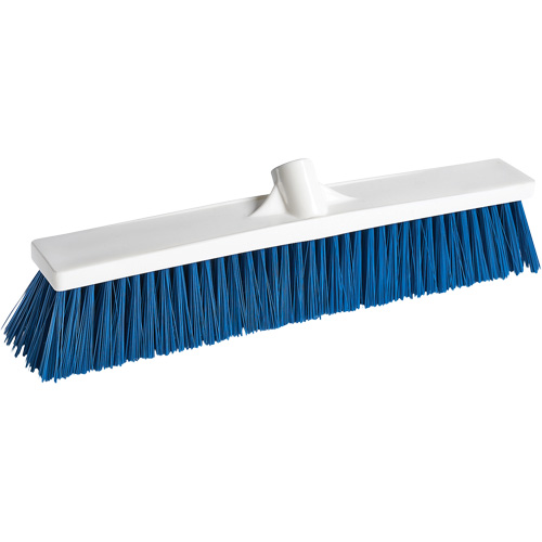 Foodservice Push Broom, Medium Bristles, 24", Polyester, White Fastek